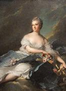 Portrait of Baronne Rigoley d Ogny as Aurora, nee Elisabeth d Alencey Jjean-Marc nattier